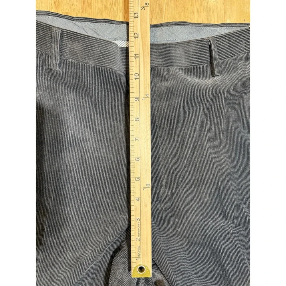 NWT Wallin & Bros Corduroy Pants Mens 40 Charcoal Gray Unhemmed Nordstrom